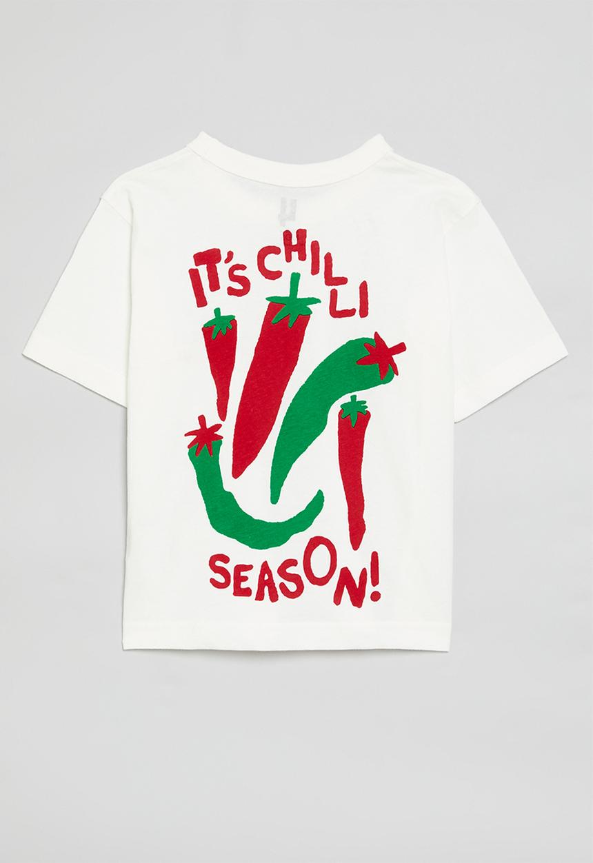 Cotton On - Jonny Short Sleeve Graphic Print Tee - Vanilla/Chilli Season