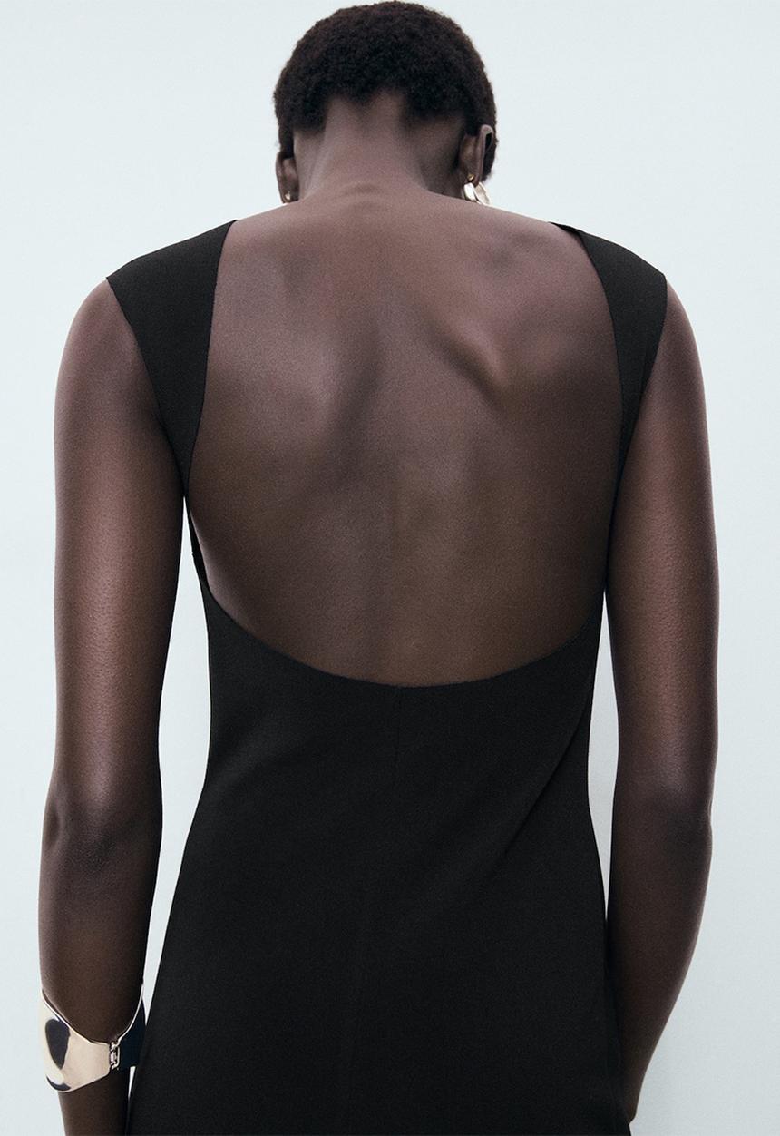 MANGO - Dress Backless - Black