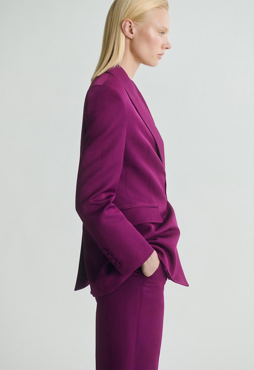 MANGO - Blazer Anna - Fuchsia