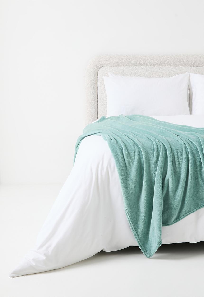 Sixth Floor - Fleece Throw - Aqua