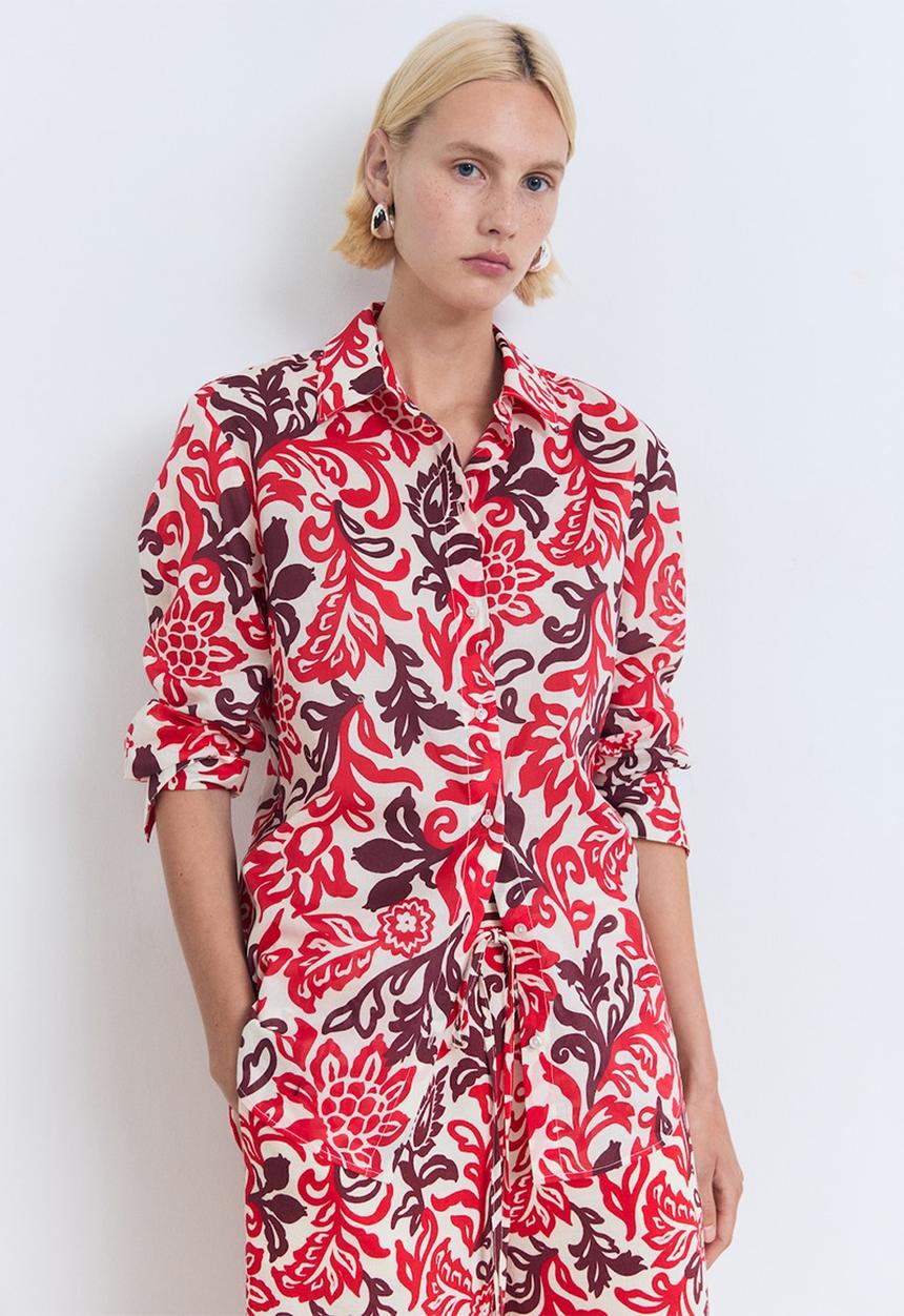 MANGO - Shirt Julia - Natural
