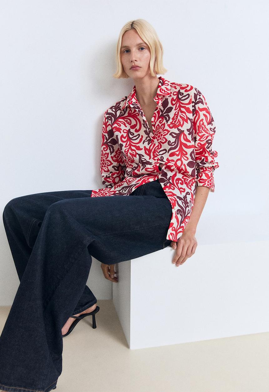 MANGO - Shirt Julia - Natural