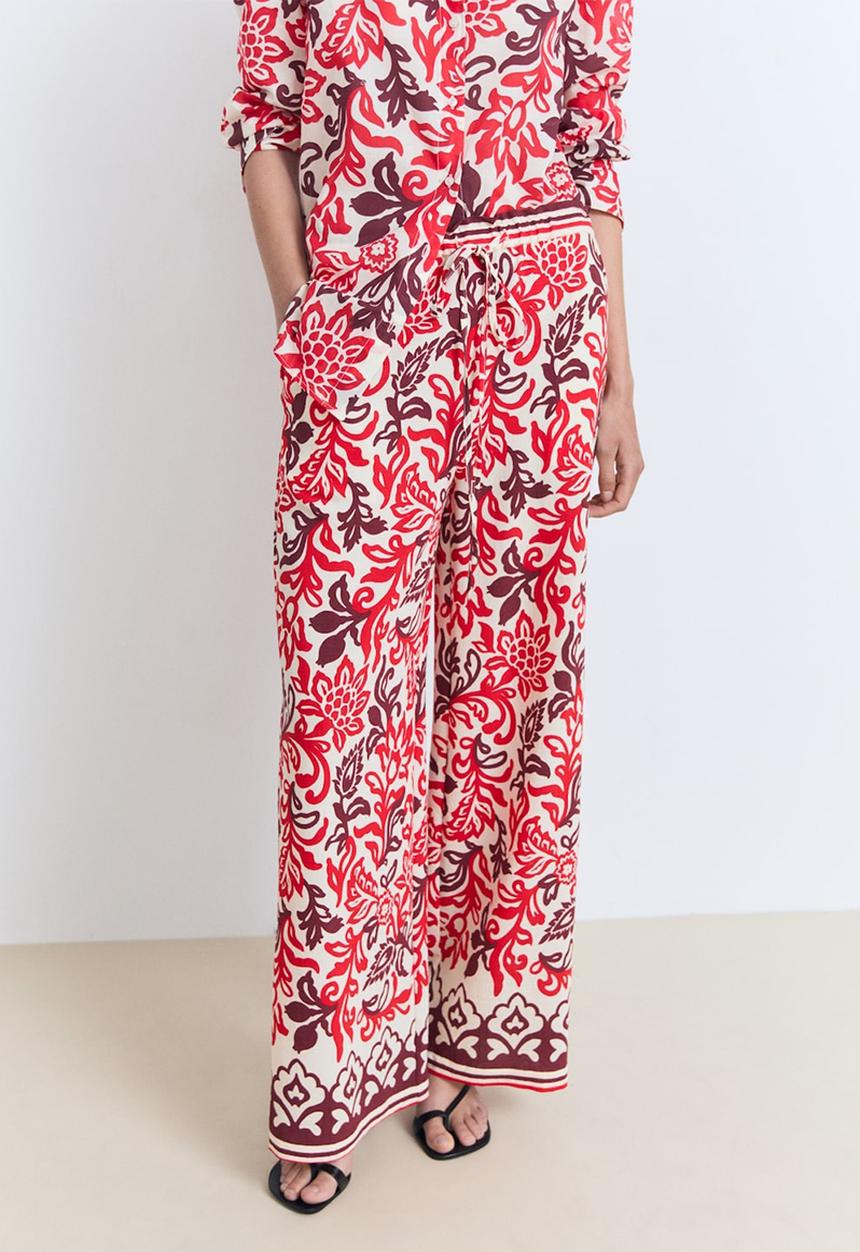 MANGO - Trousers Julia - Natural