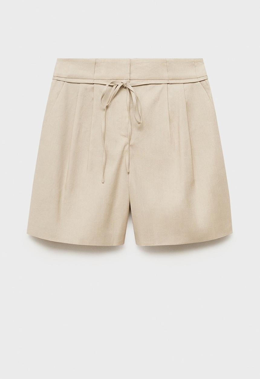 MANGO - Shorts Paulo - Light Beige