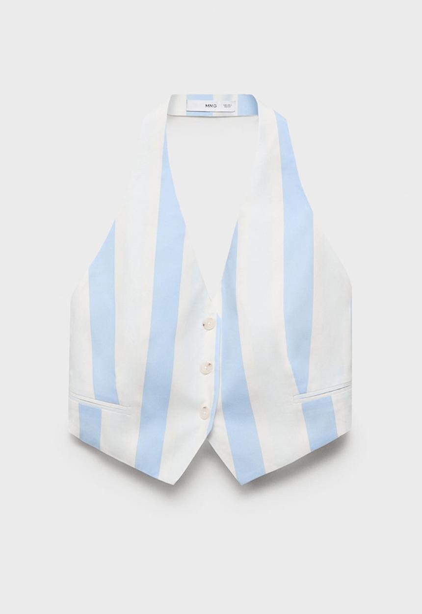 MANGO - Top Dulce - Light Pastel Blue