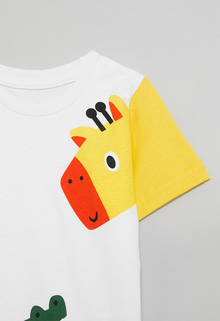 Pop Candy - Colour block tee-multi