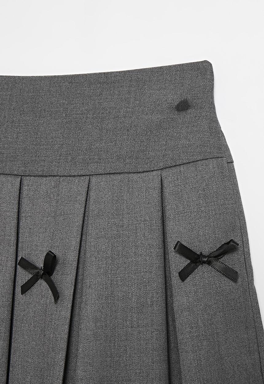 Pop Candy - Pleated skirt-grey