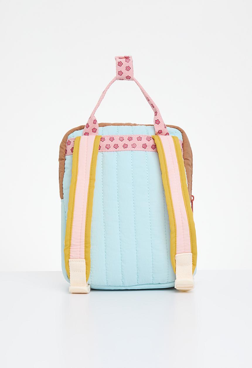 Pop Candy - Colour block back pack-multi