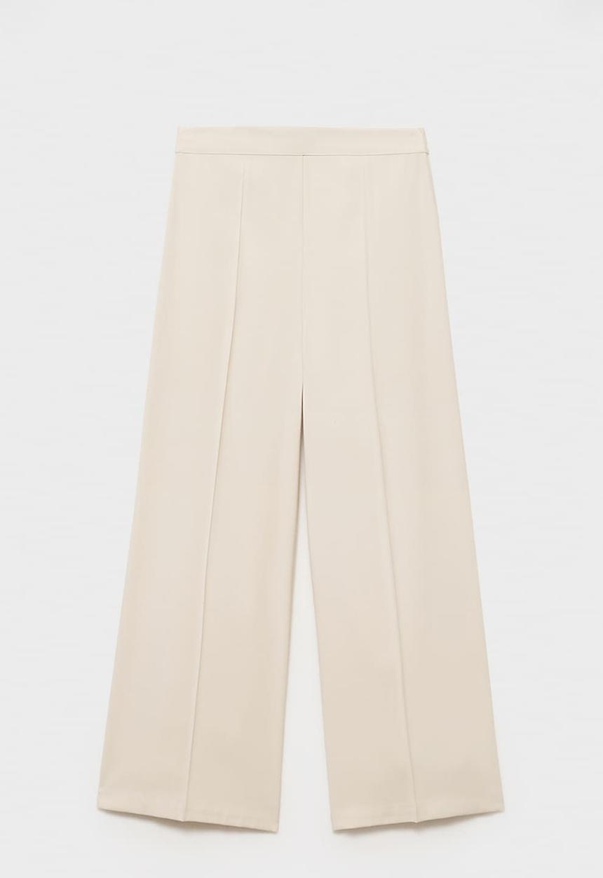 MANGO - Trousers Lidof - Light Beige