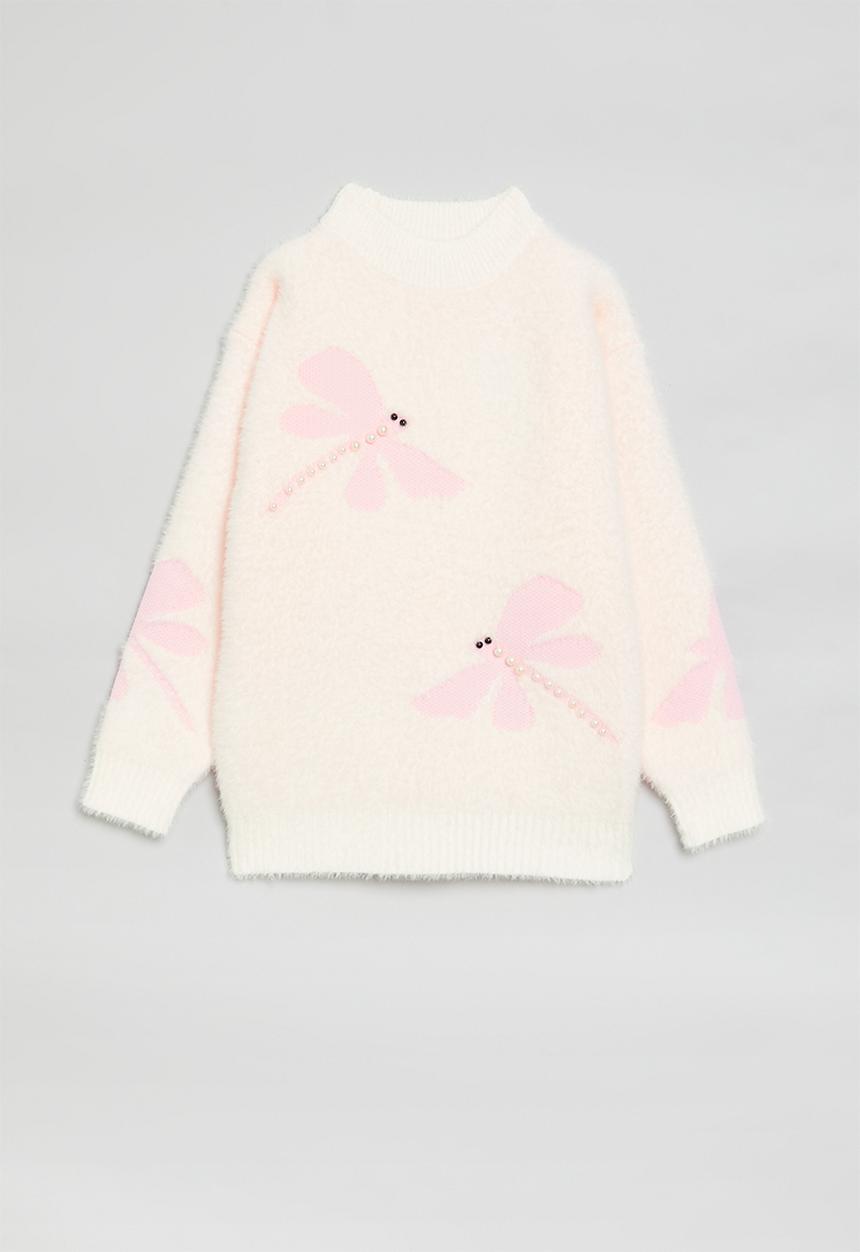 Pop Candy - Crew neck jersey-light pink