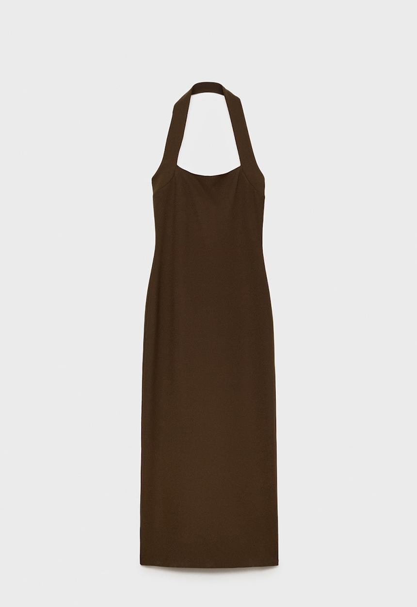 MANGO - Dress Brigitte - Brown