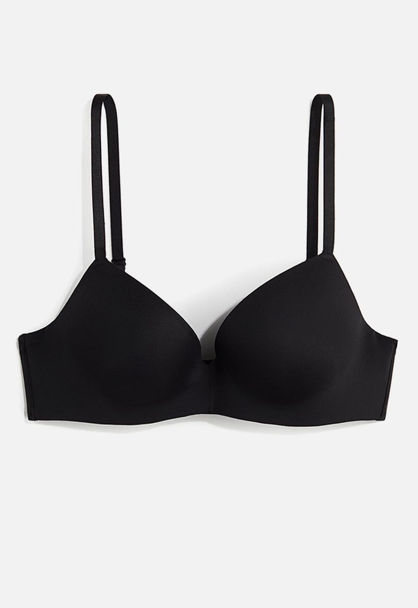 H&M - Microfibre push-up bra - black