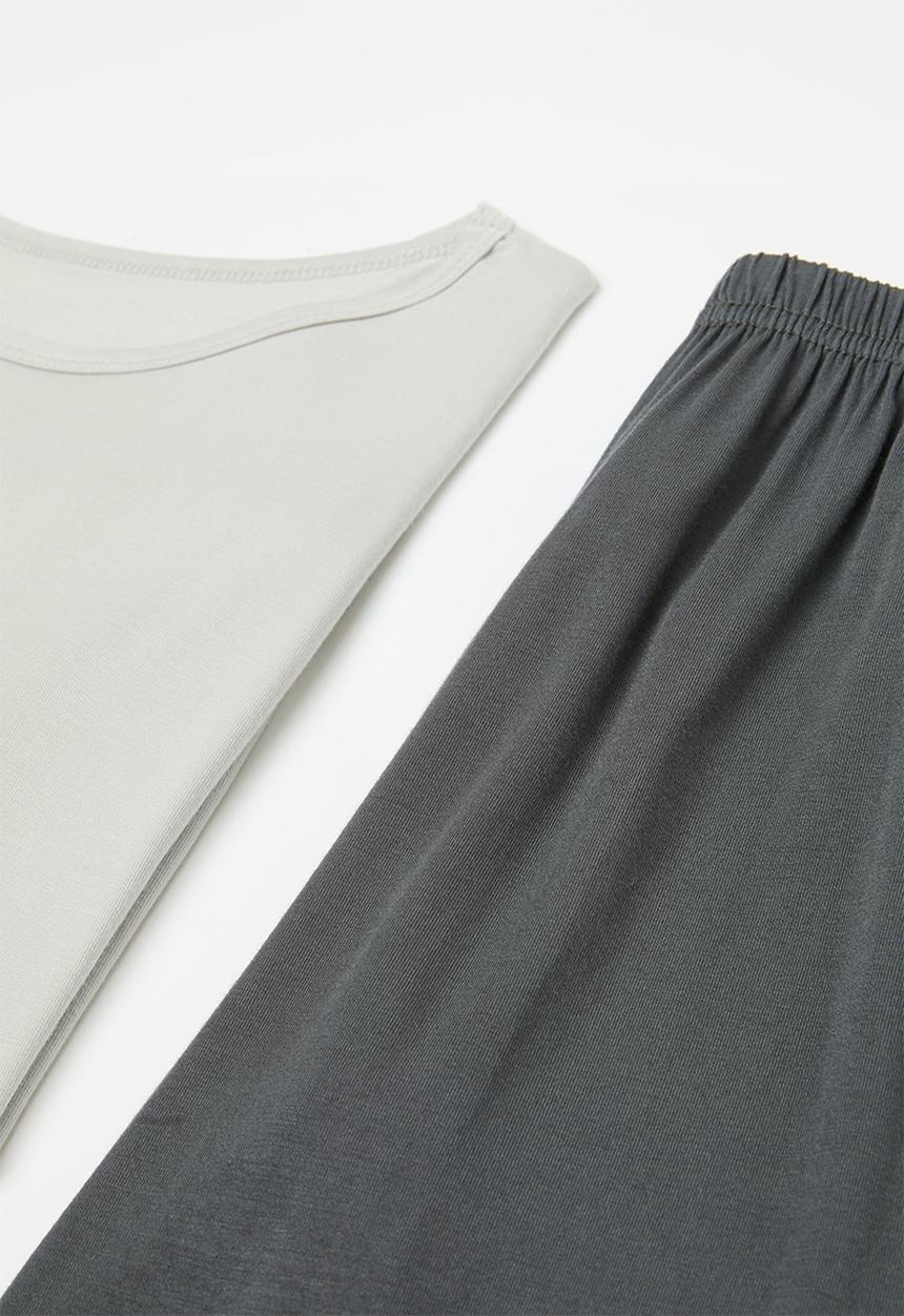 Pop Candy - Pj set - grey & charcoal 