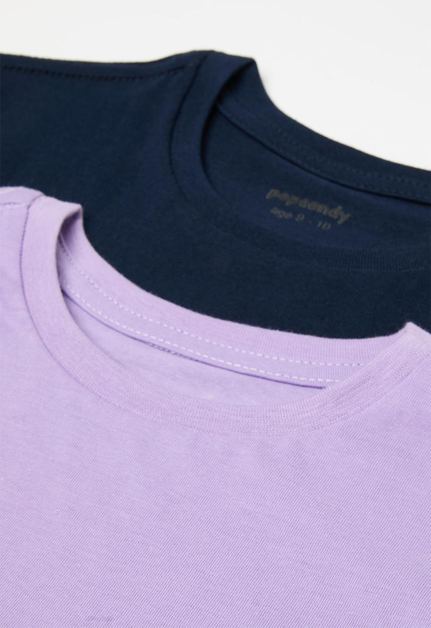 Pop Candy - 2 Pack tee - lilac/navy