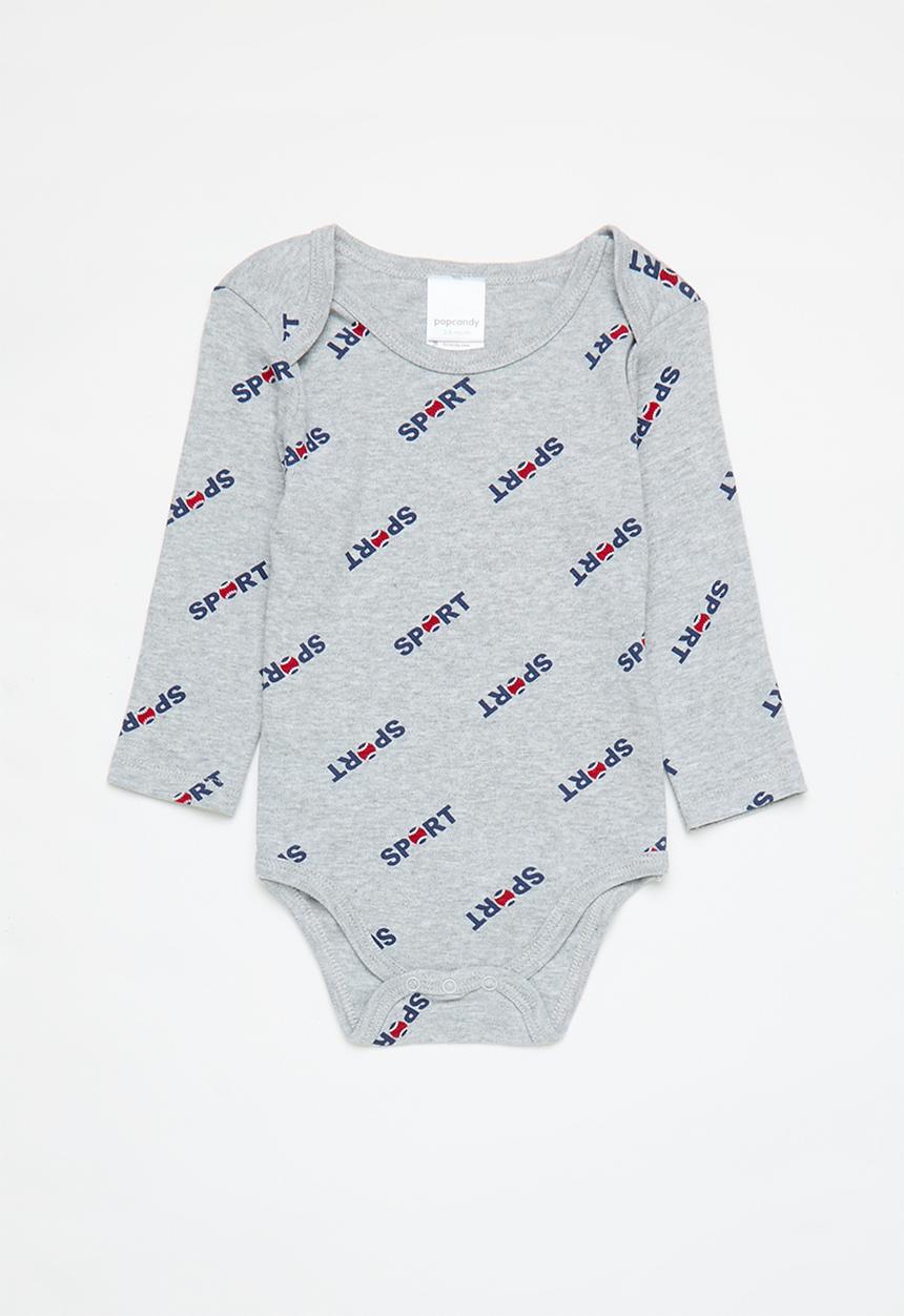 Pop Candy - 4 Piece romper set-blue & white