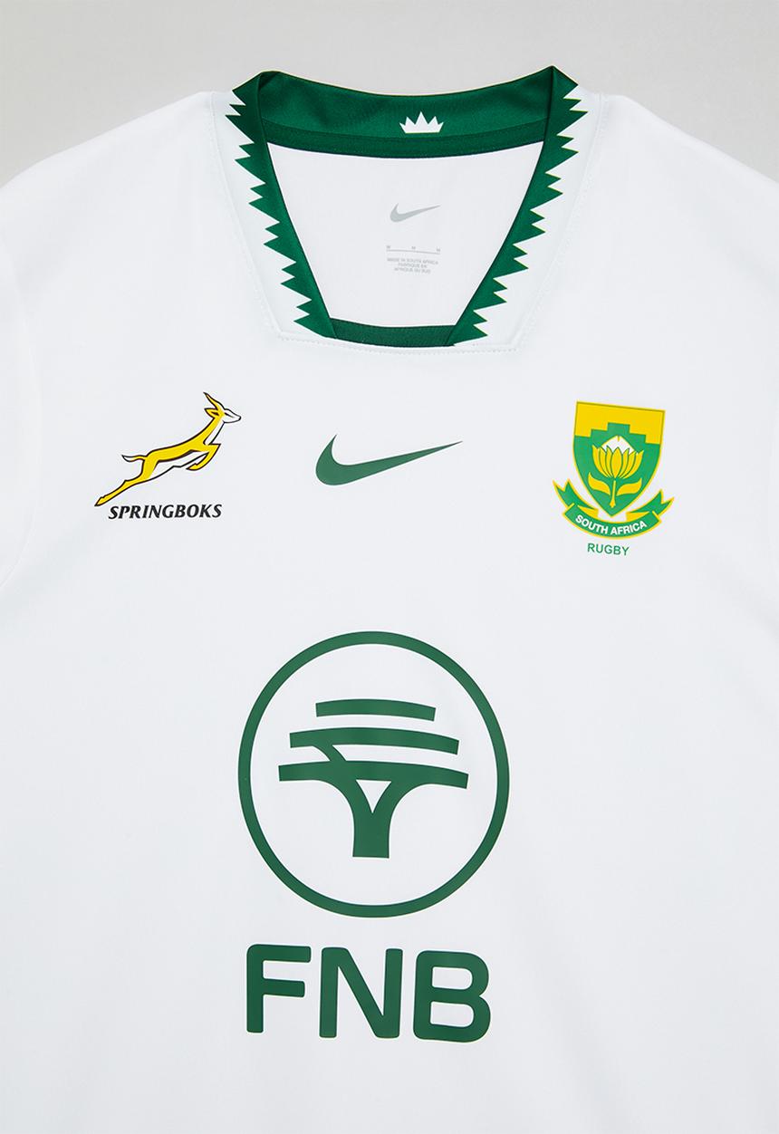Nike - Springbok Men's Away  25/26 Fan Jersey - White/Gorge Green
