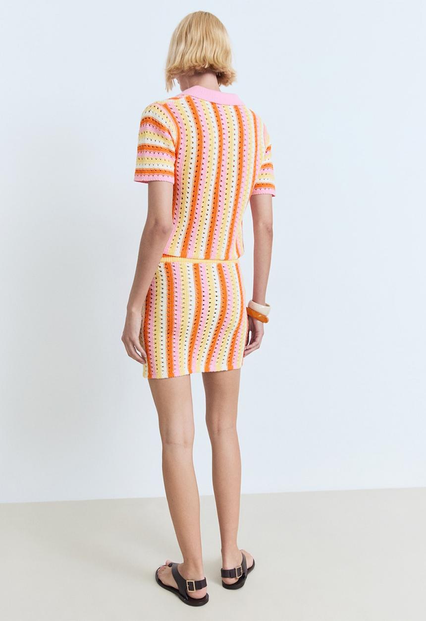 MANGO - Skirt Babylon - Pink