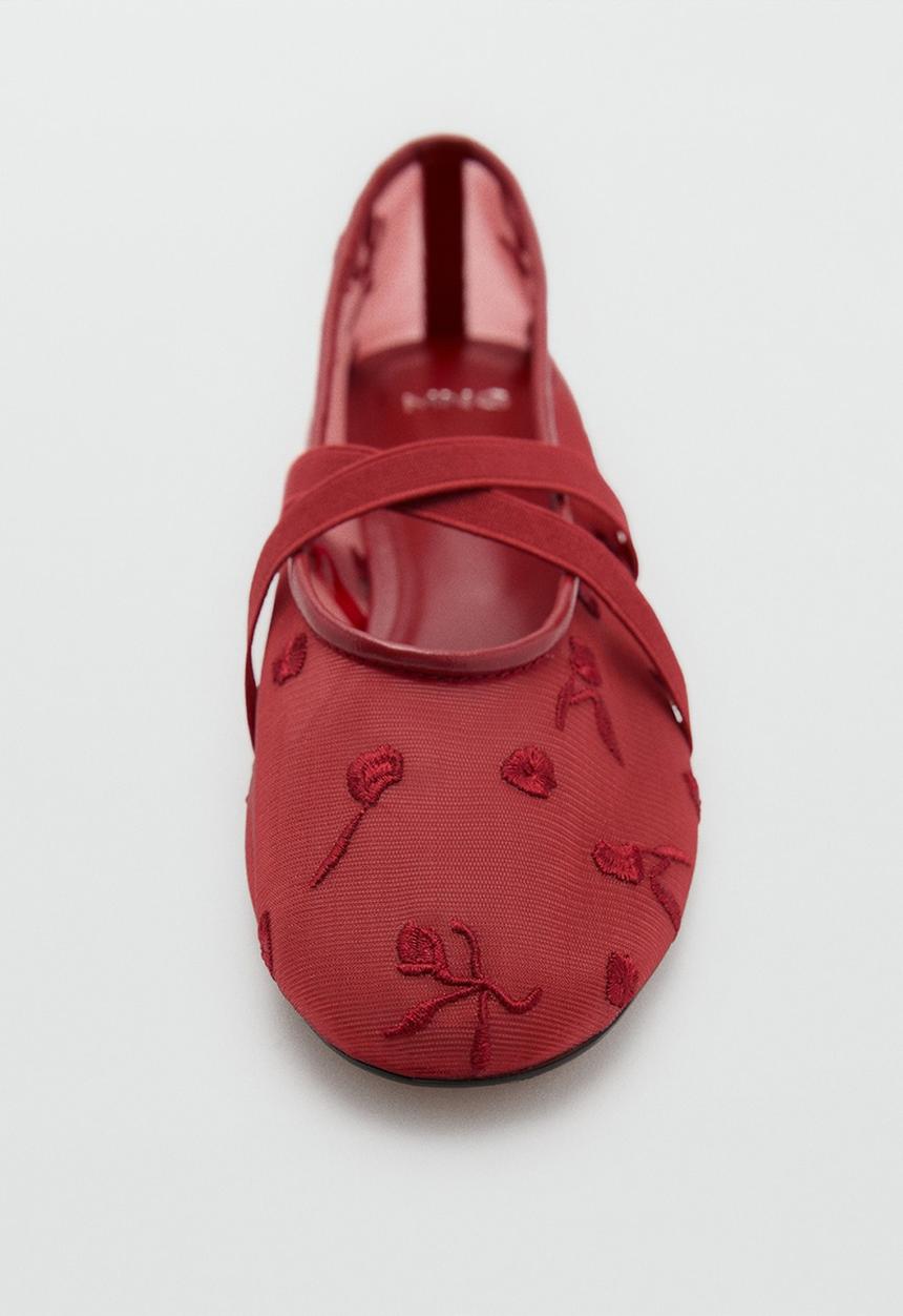 MANGO - Balta pump - red