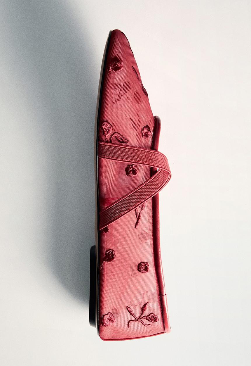 MANGO - Balta pump - red