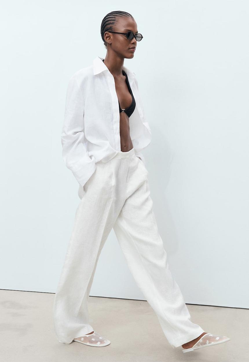 MANGO - Spa mule - white