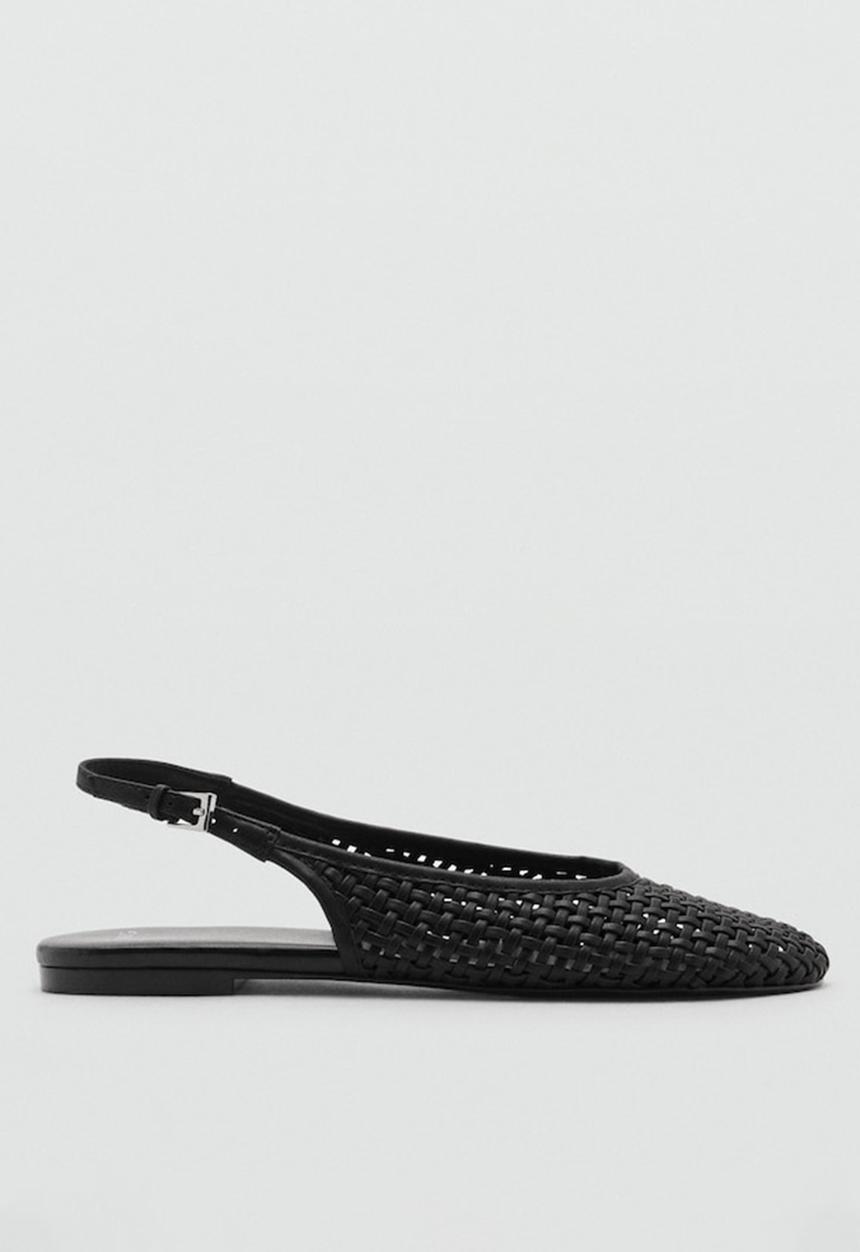 MANGO - Charlote slingback - black