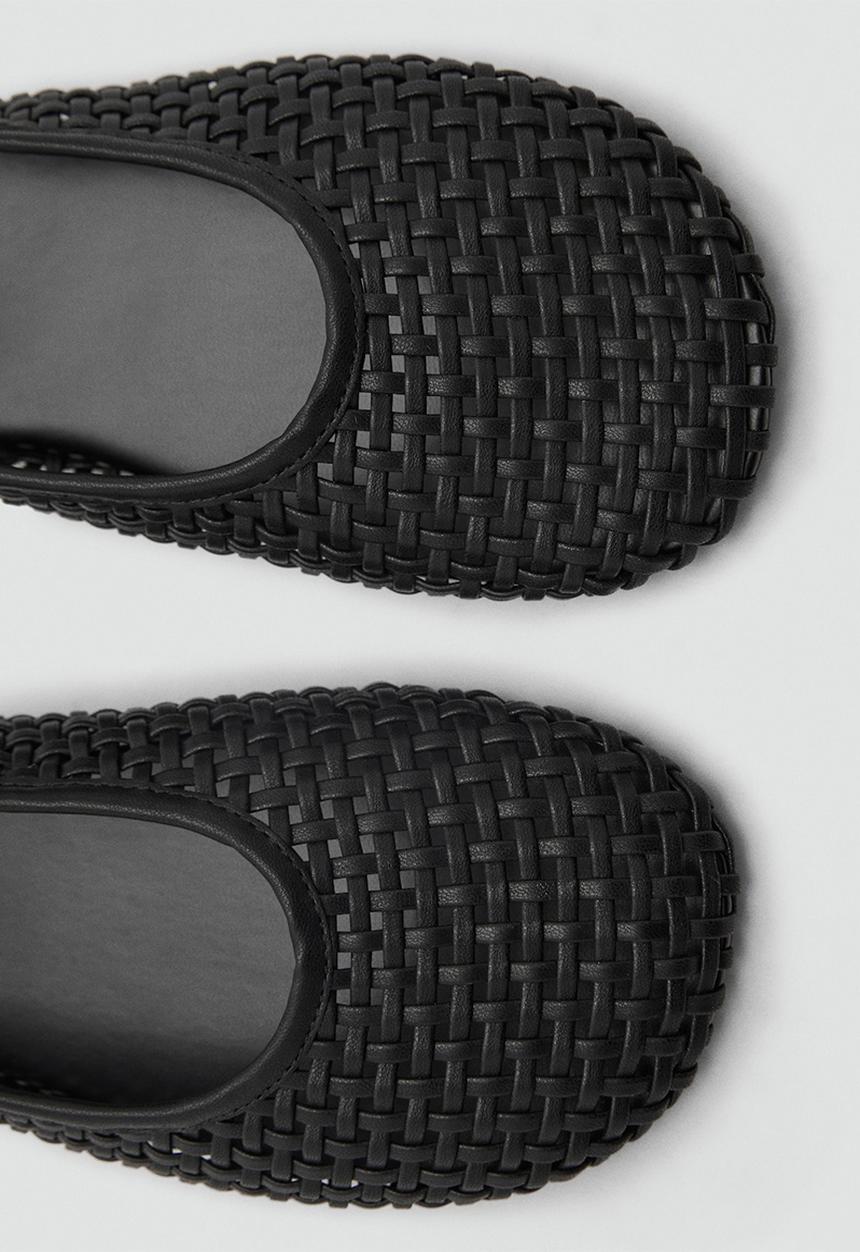MANGO - Charlote slingback - black