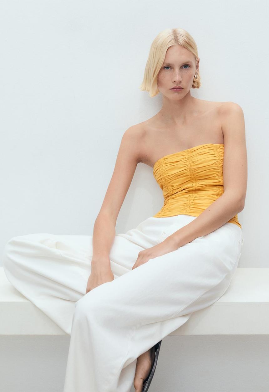 MANGO - Top Sunny - Medium Yellow