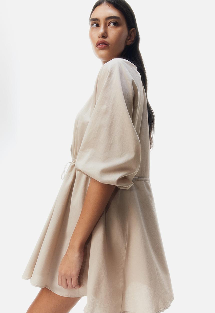 H&M - Cotton dress - beige