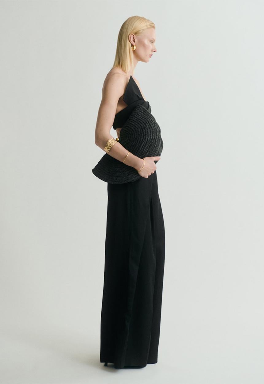 MANGO - Trousers Danielle - Black