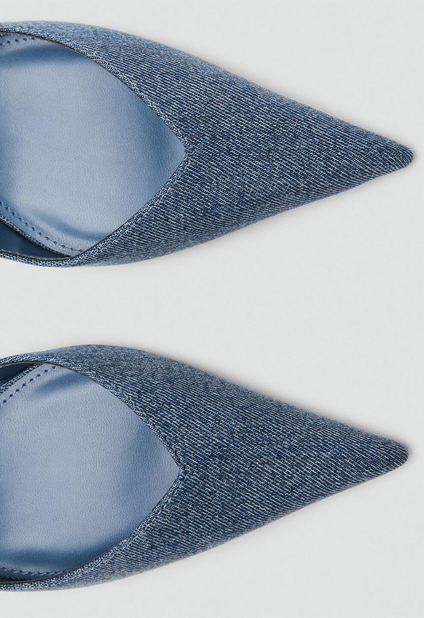 MANGO - Care heel - medium blue