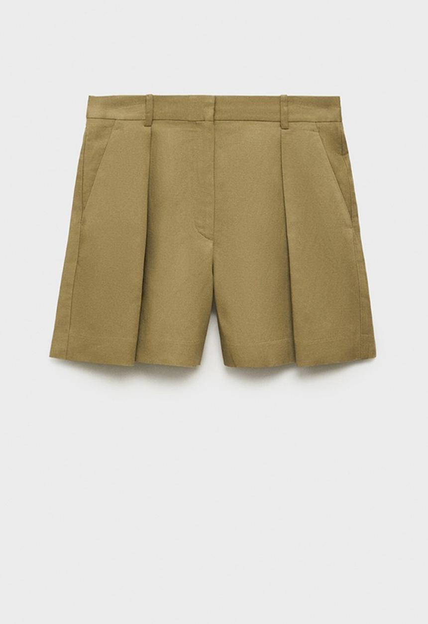 MANGO - Bermudas Max - Beige & Khaki