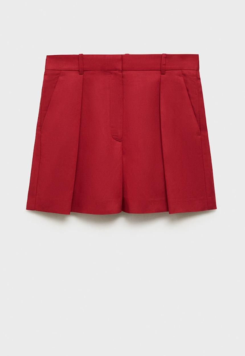 MANGO - Bermudas Max - Dark Red