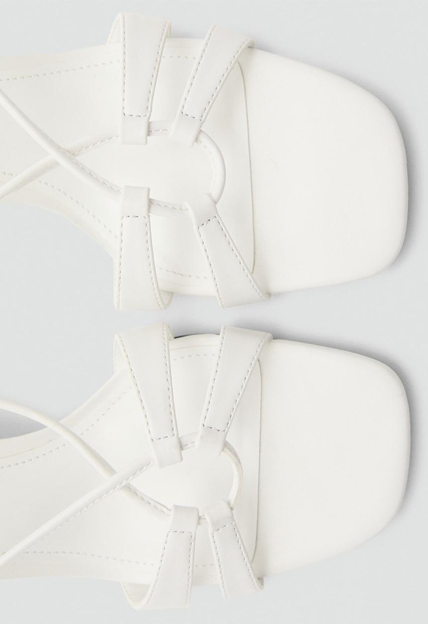 MANGO - Paloma heel - white