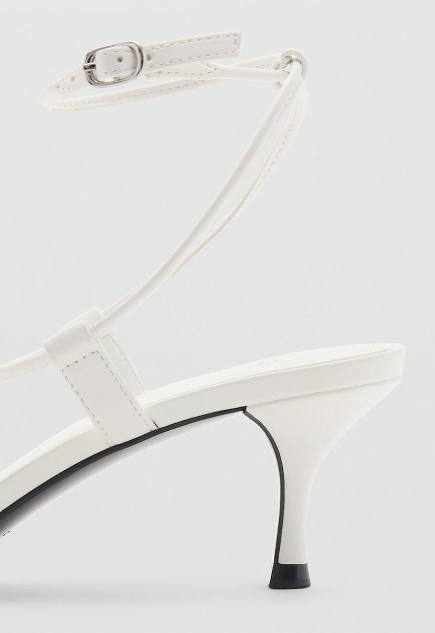 MANGO - Paloma heel - white