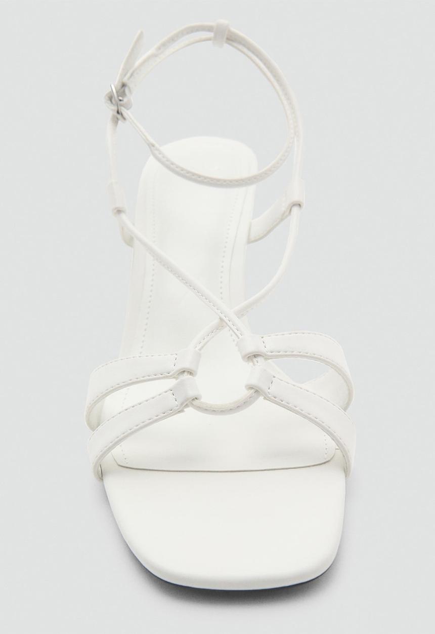 MANGO - Paloma heel - white