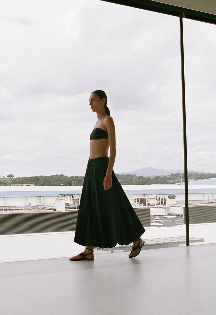 MANGO - Wally leather ankle strap - black
