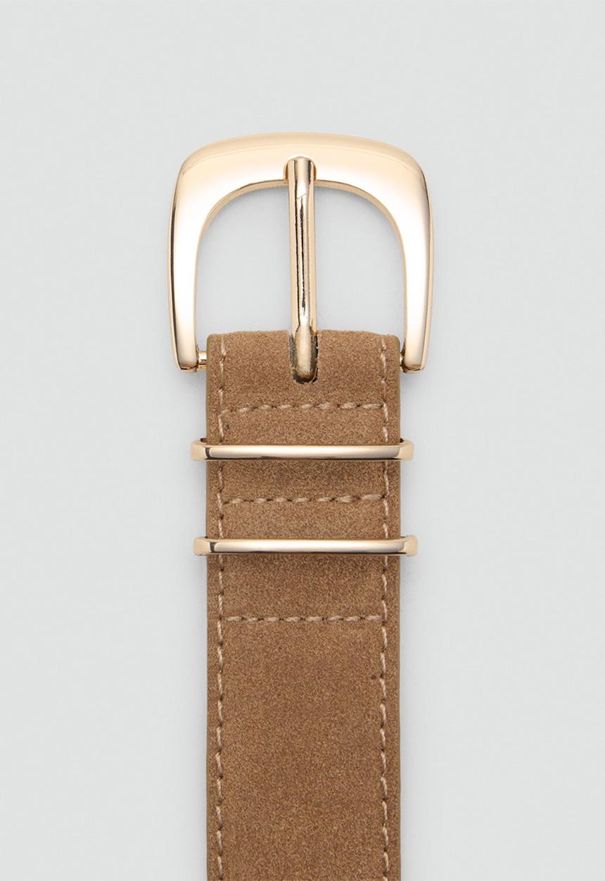 MANGO - Mayo belt - light brown