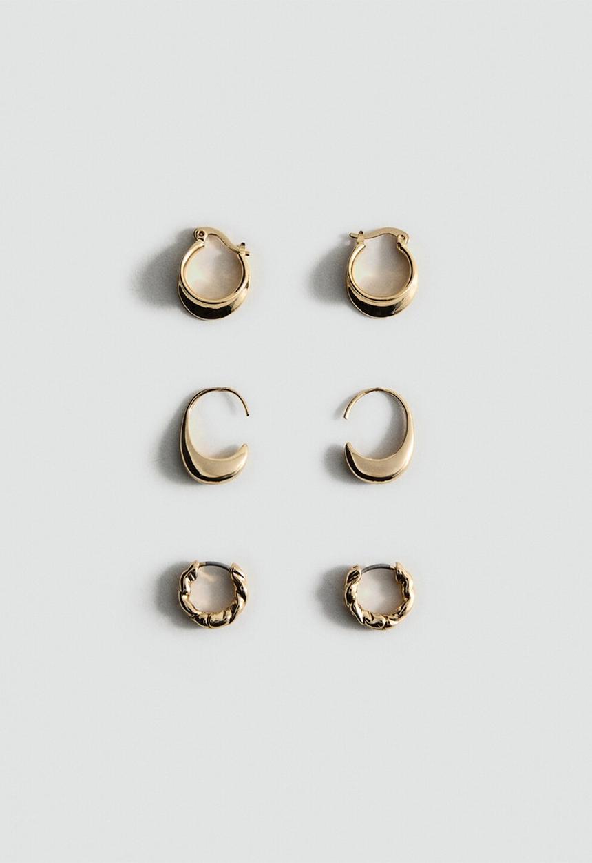 MANGO - Tania earrings - gold