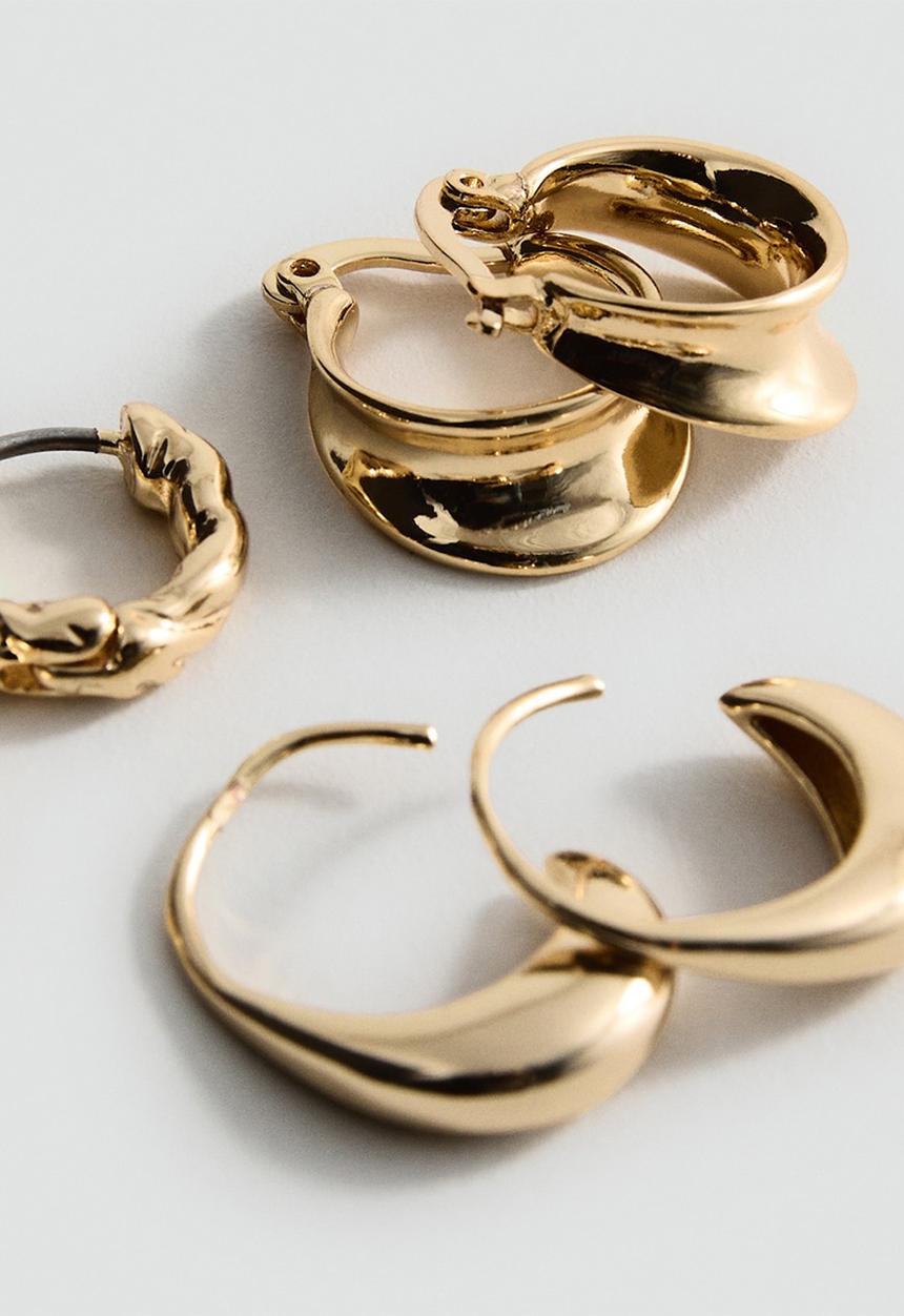 MANGO - Tania earrings - gold