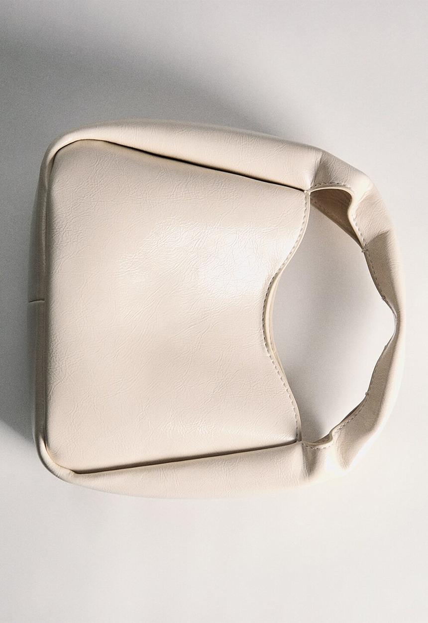 MANGO - Paco top handle bag - natural