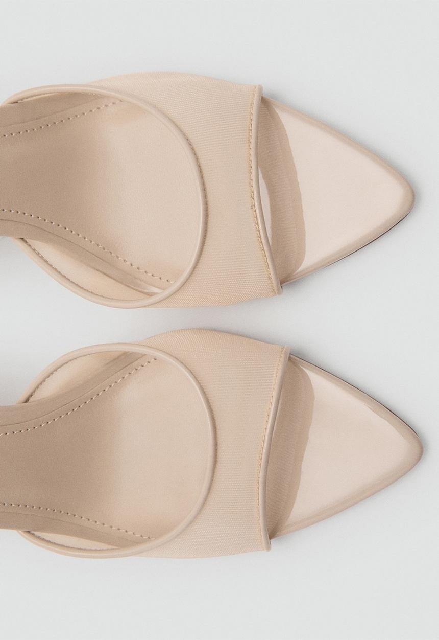 MANGO - Pepym heel - light beige