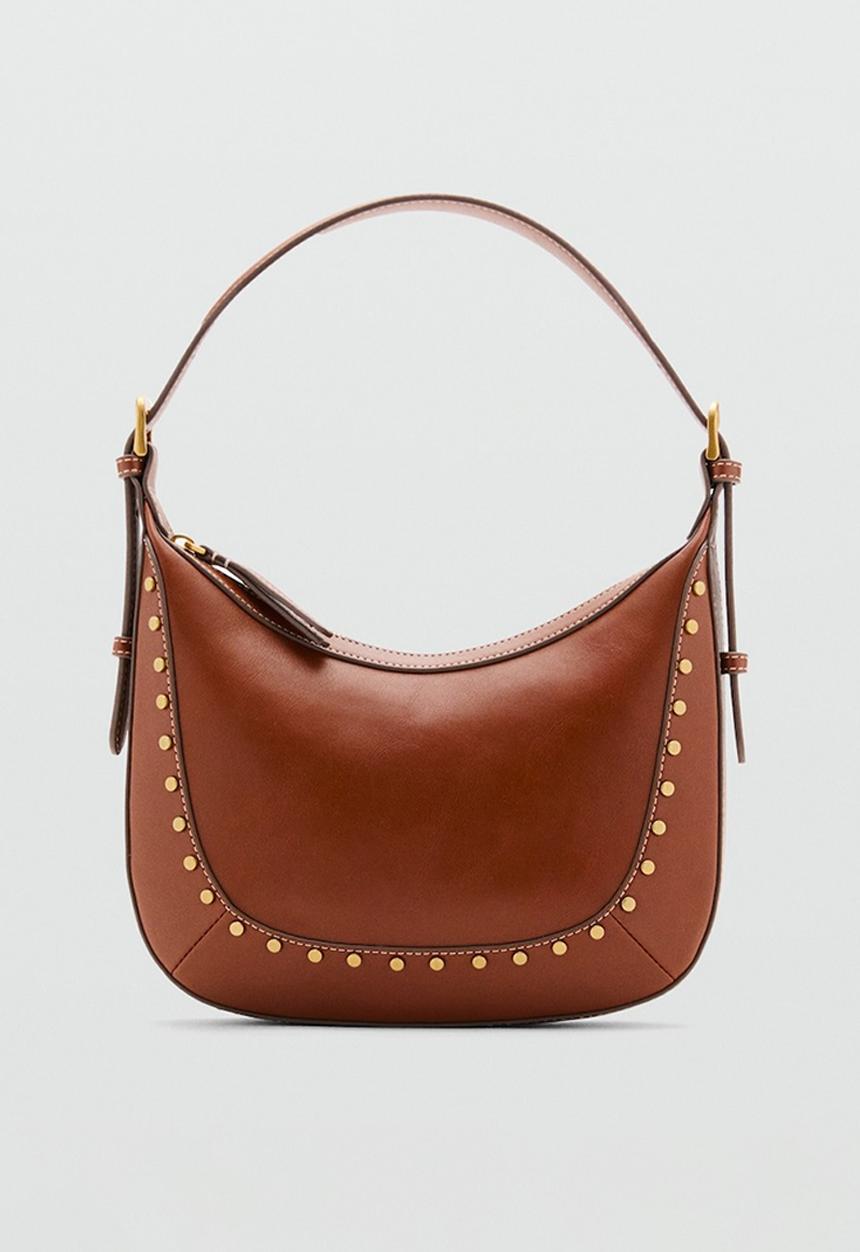MANGO - Serrat shoulder bag - brown