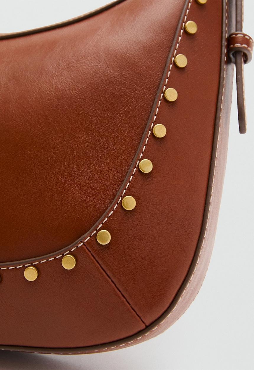 MANGO - Serrat shoulder bag - brown