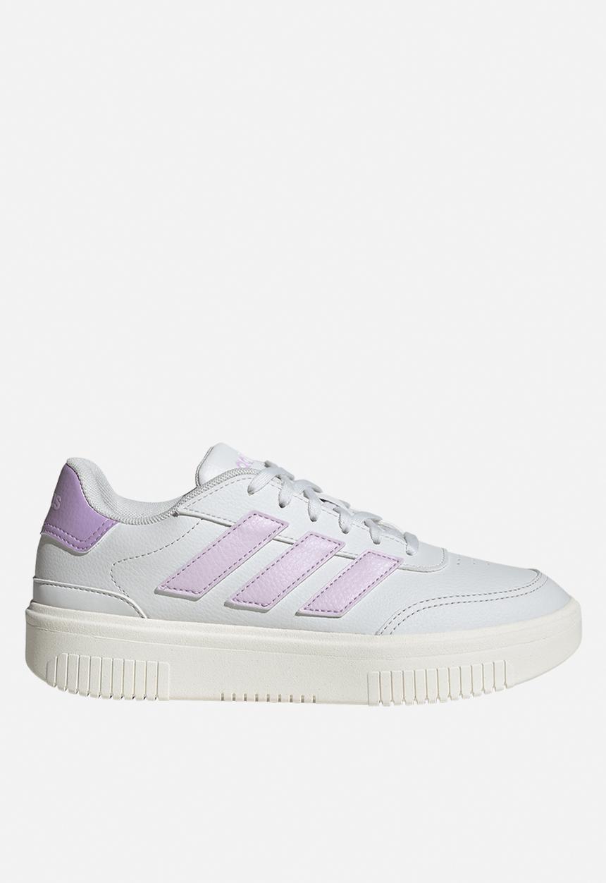adidas Originals - Courtblock bold - crystal white/ice lavender/powder plum