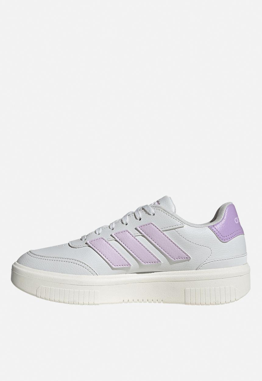 adidas Originals - Courtblock bold - crystal white/ice lavender/powder plum