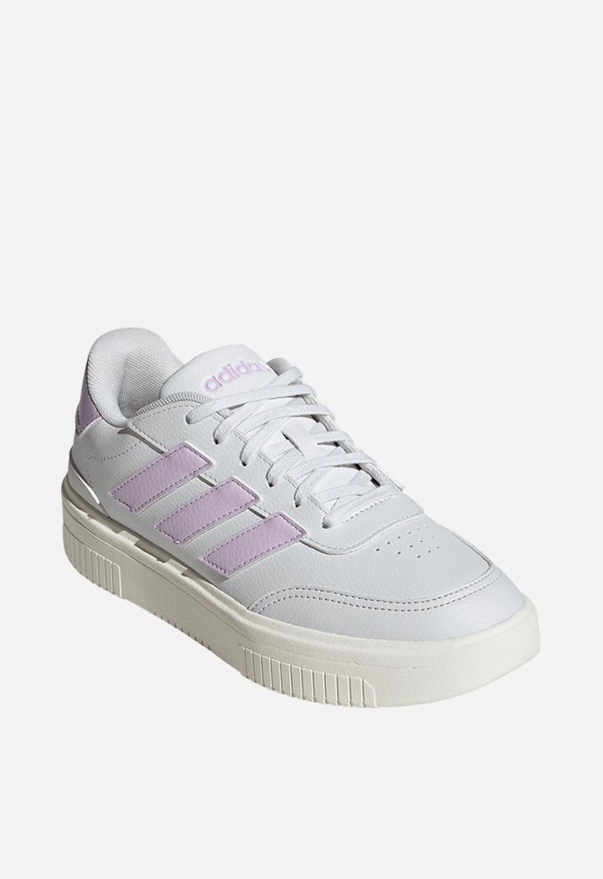adidas Originals - Courtblock bold - crystal white/ice lavender/powder plum