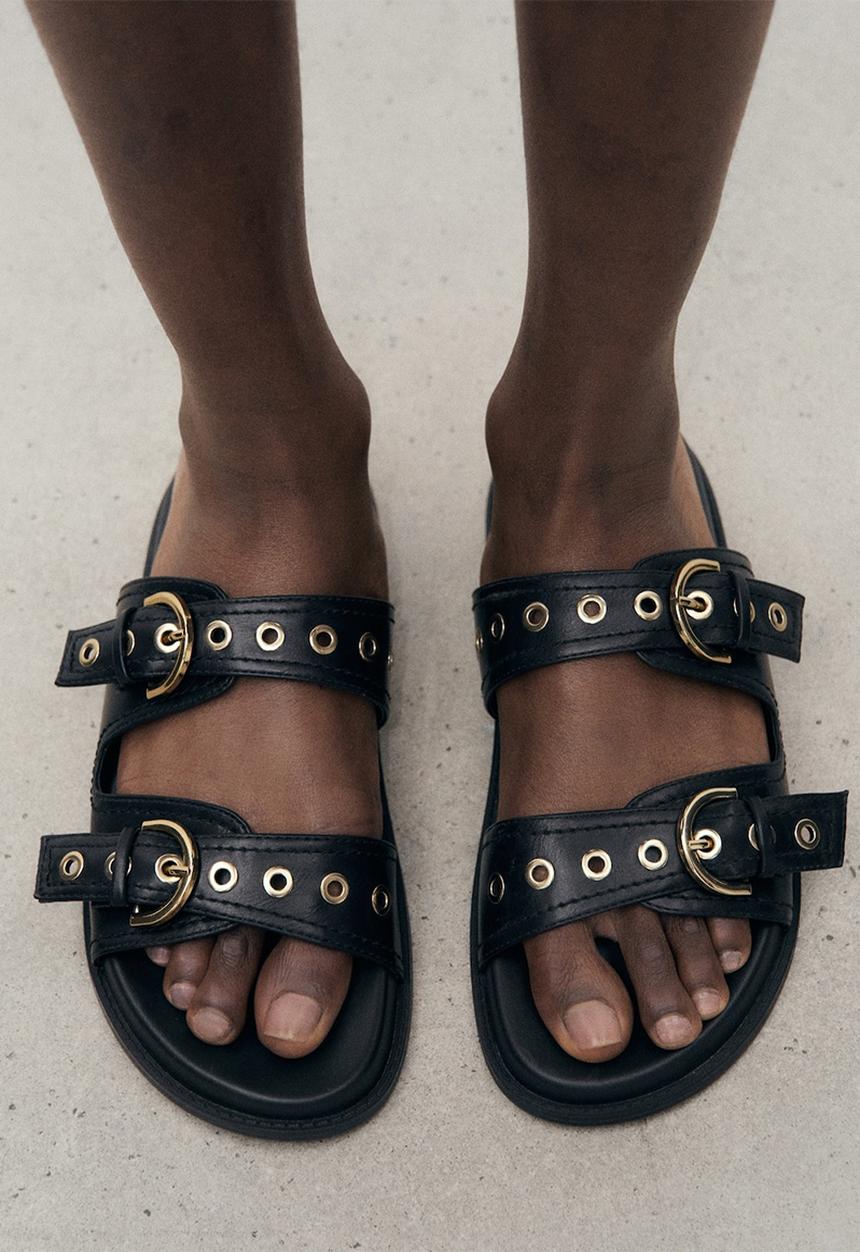 MANGO - Petra1 slide - black