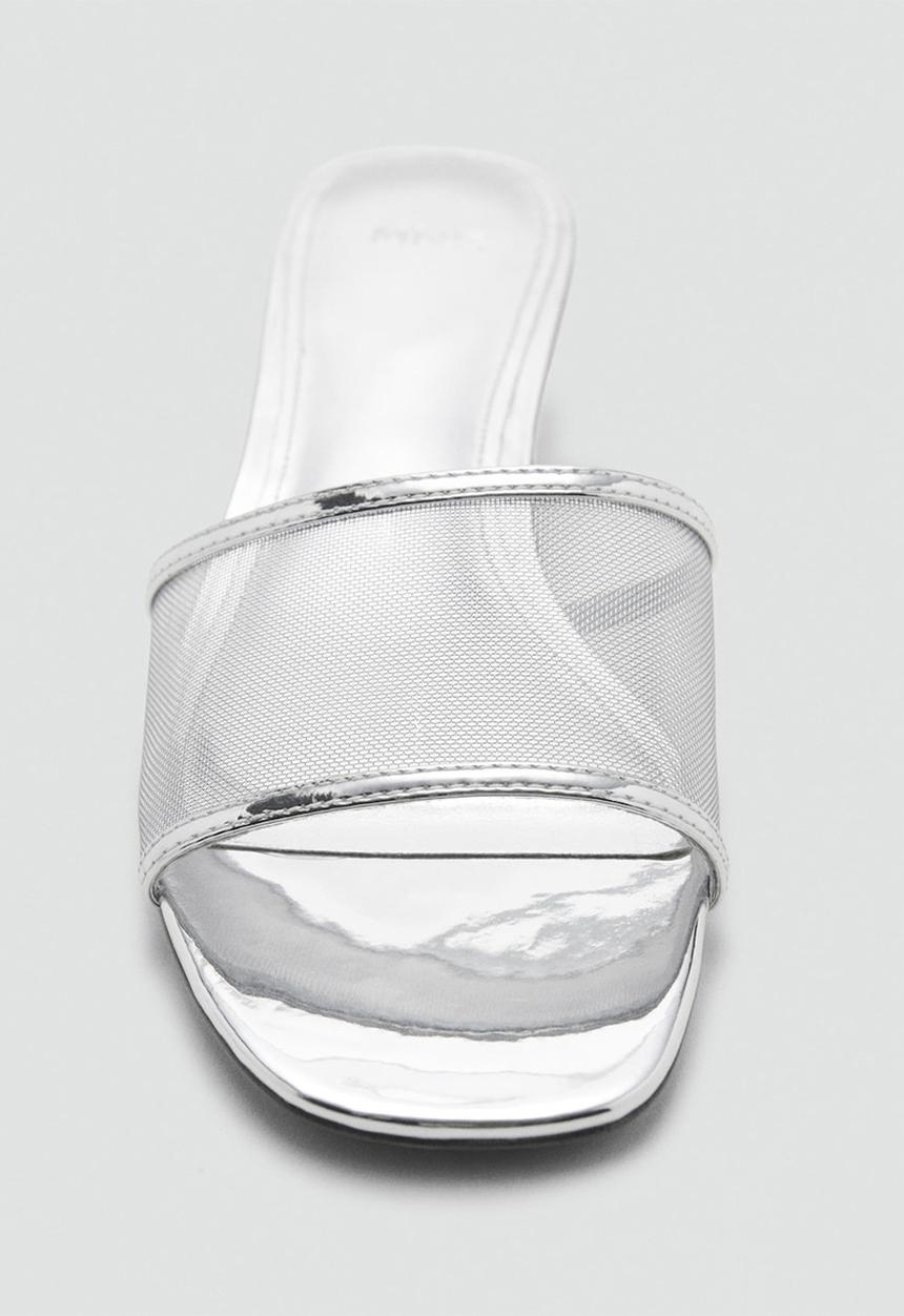 MANGO - Salma heel - silver