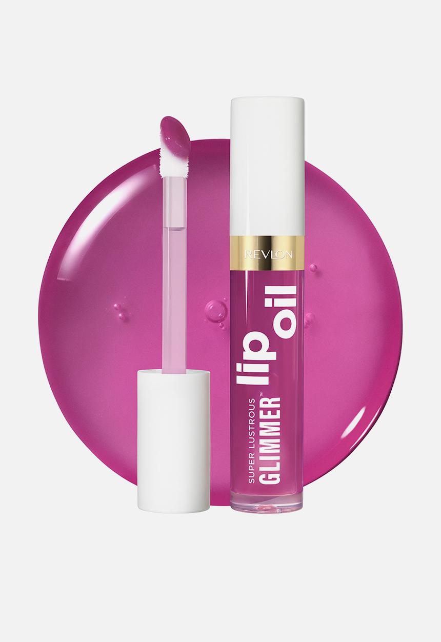 Revlon - Super Lustruous Glimmer Lip Oil - Plum-Pop