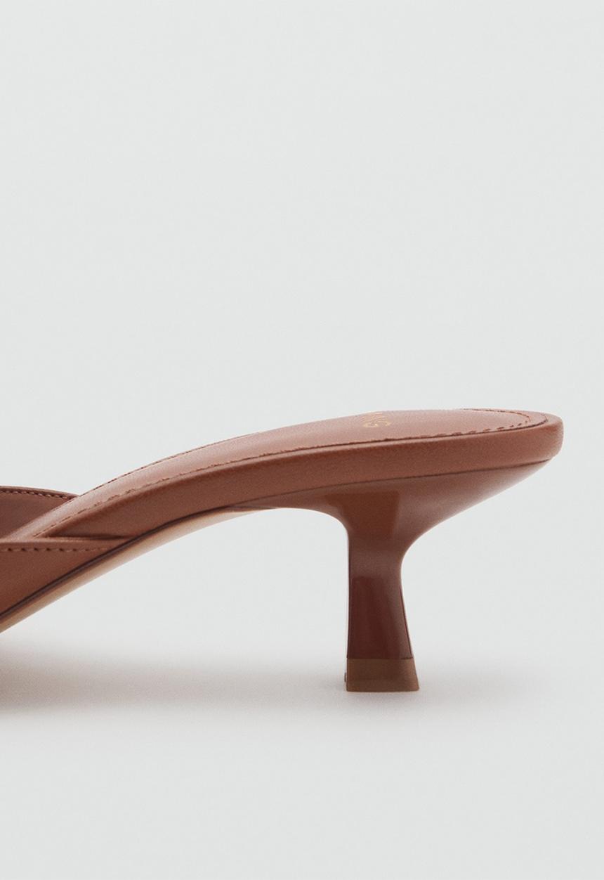 MANGO - Lidia heel - medium brown